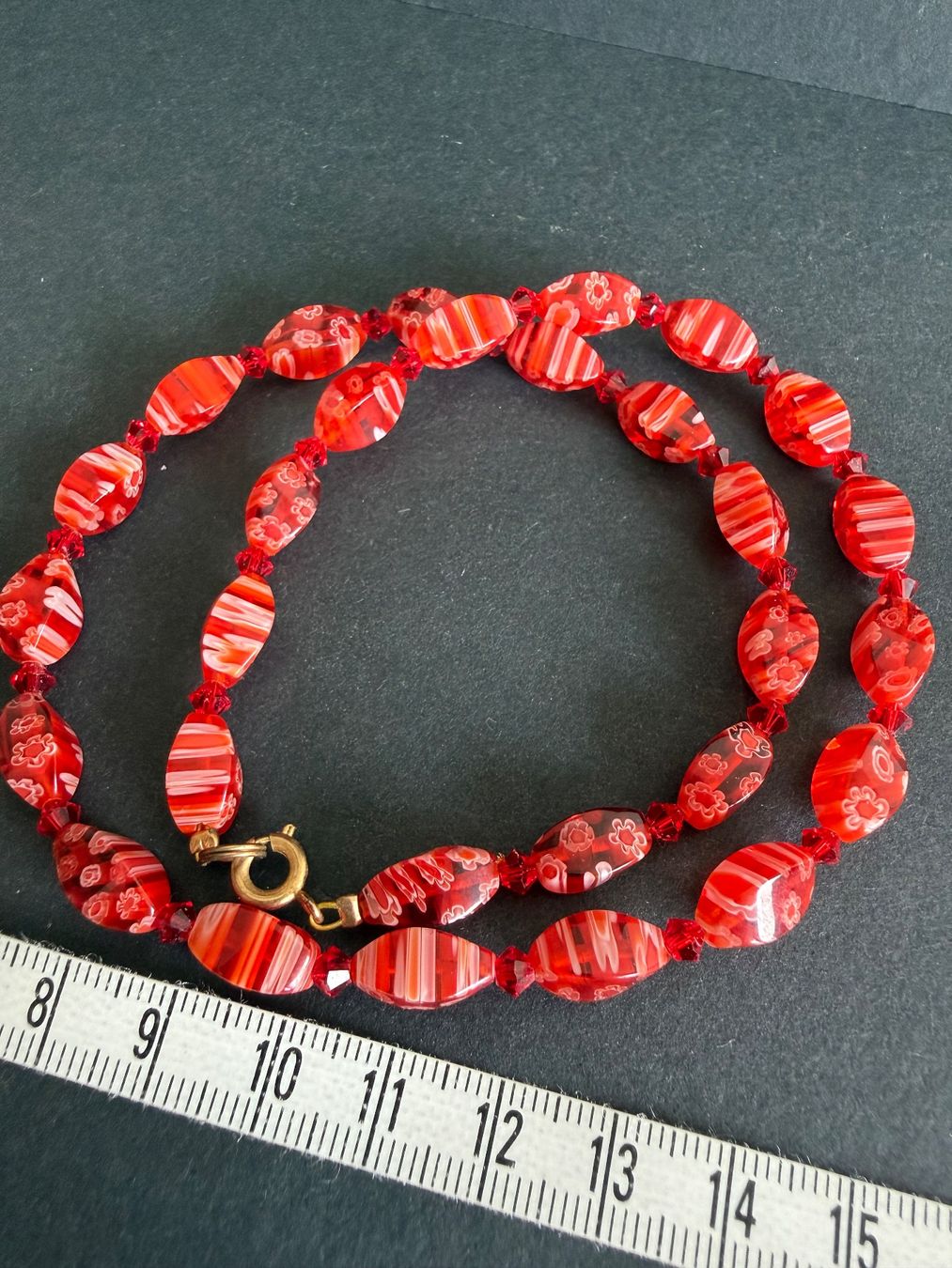 Murano Catenine: Vintage Murano Millefiori Kette – Usato da Spiegel b. Bern venduto da Rogger72 4