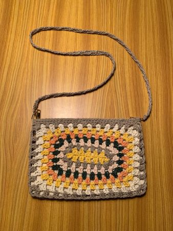 Tasche Umhängetasche Häckeln gehäckelt