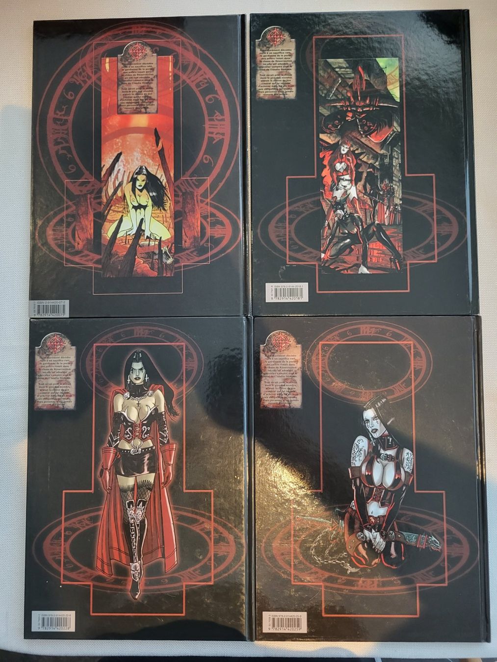 Comics: Lot 4 BD Claudia chevalier Vampire EO  (TBE) – Gebraucht aus Palézieux-Village von magic1980 1