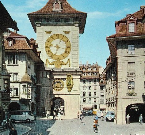 Cartes postales: BERN Zeitglockenturm - Auto, VW-Bus – D'occasion à Jona par philajona