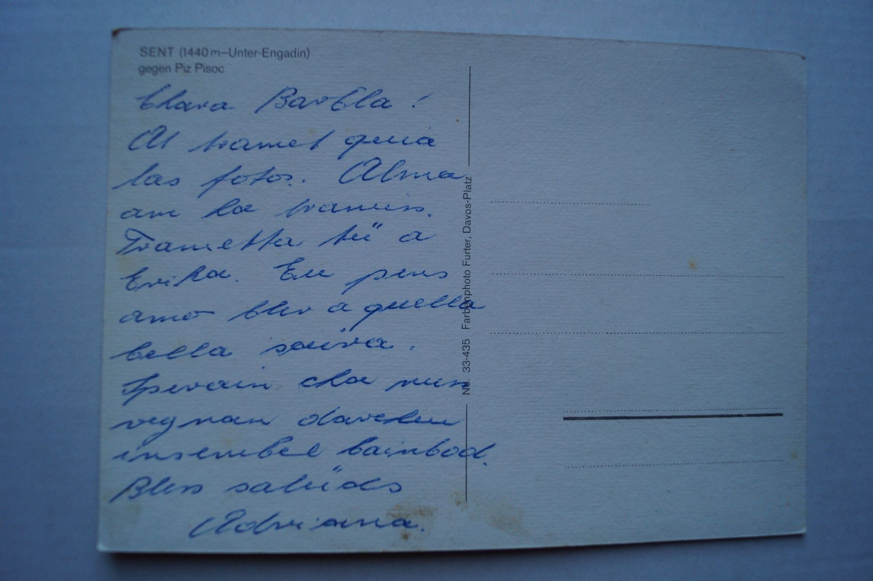 Cartoline postali: AK Sent im Unterengadin – Usato da Scheid venduto da dirauls 1