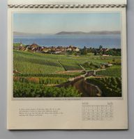 Kalender ALPINE CALENDAR Schweiz Ansichten Bilder 1951