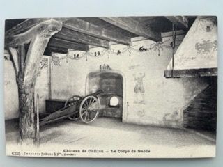 Cartoline postali: Chateau de Chillon Le Corps de Garde – Usato da Sargans venduto da nicsam1815