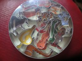Musik Ausstechformen Set für Guetzli-Spass!