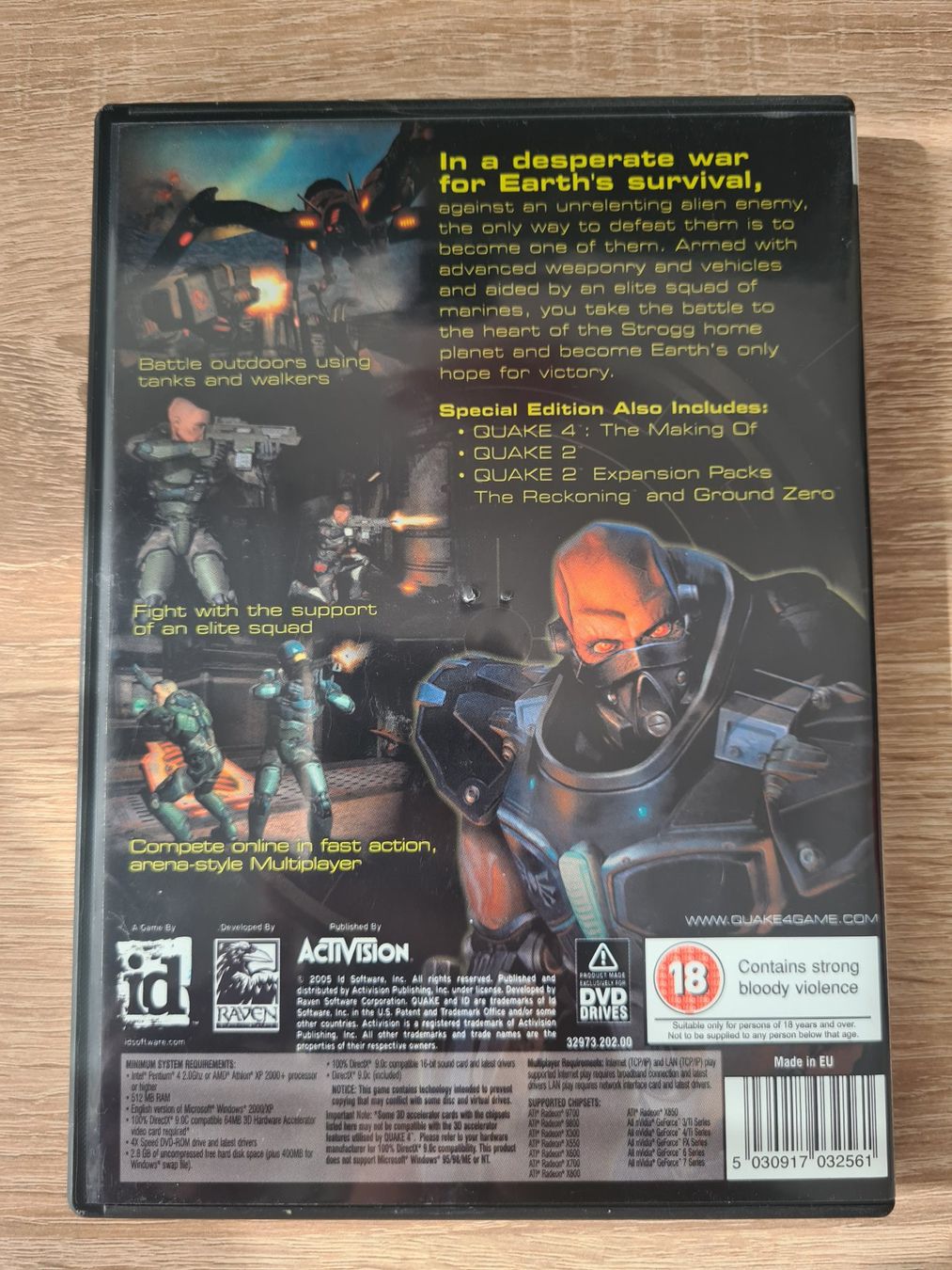 Giochi: Quake 4 Special Edition (Multilanguage) (2 DVD) - PC – Usato da Carouge GE venduto da Franllo 1