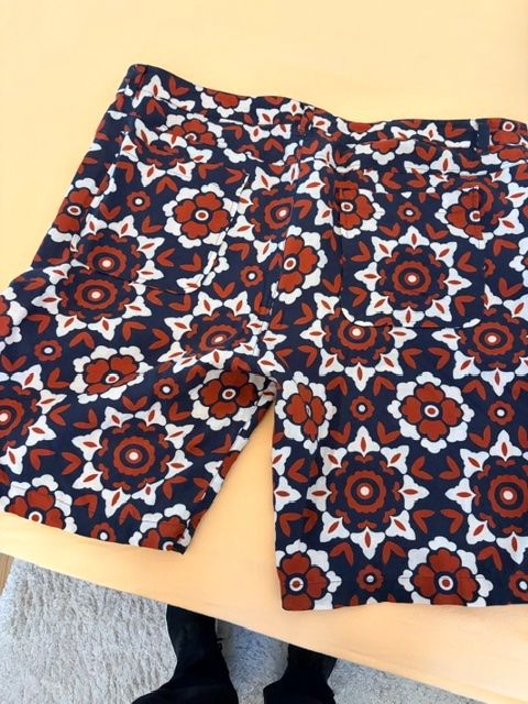 Pantaloni: NEU. bunte Leinenshort  XL – Nuovo (secondo la descrizione) da Zürich venduto da gunti02 6
