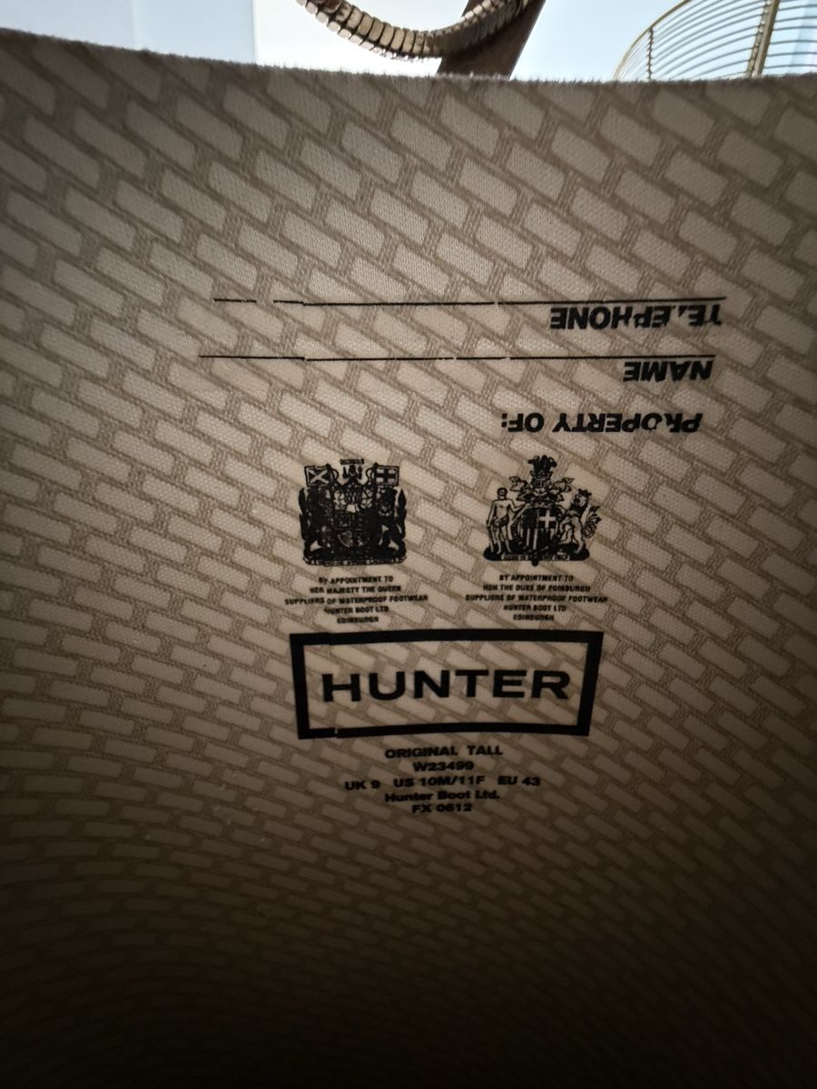 Hunter Chaussures hommes: HUNTER Gummistiefel Gr. 43 – D'occasion à Zürich par Sne 1