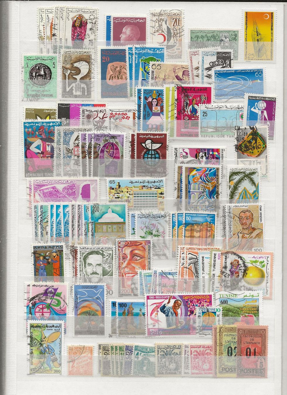 Alle Briefmarken: Marken Afrika Tschad bis Tunesien – Gebraucht aus Au ZH von xelagreb01 5