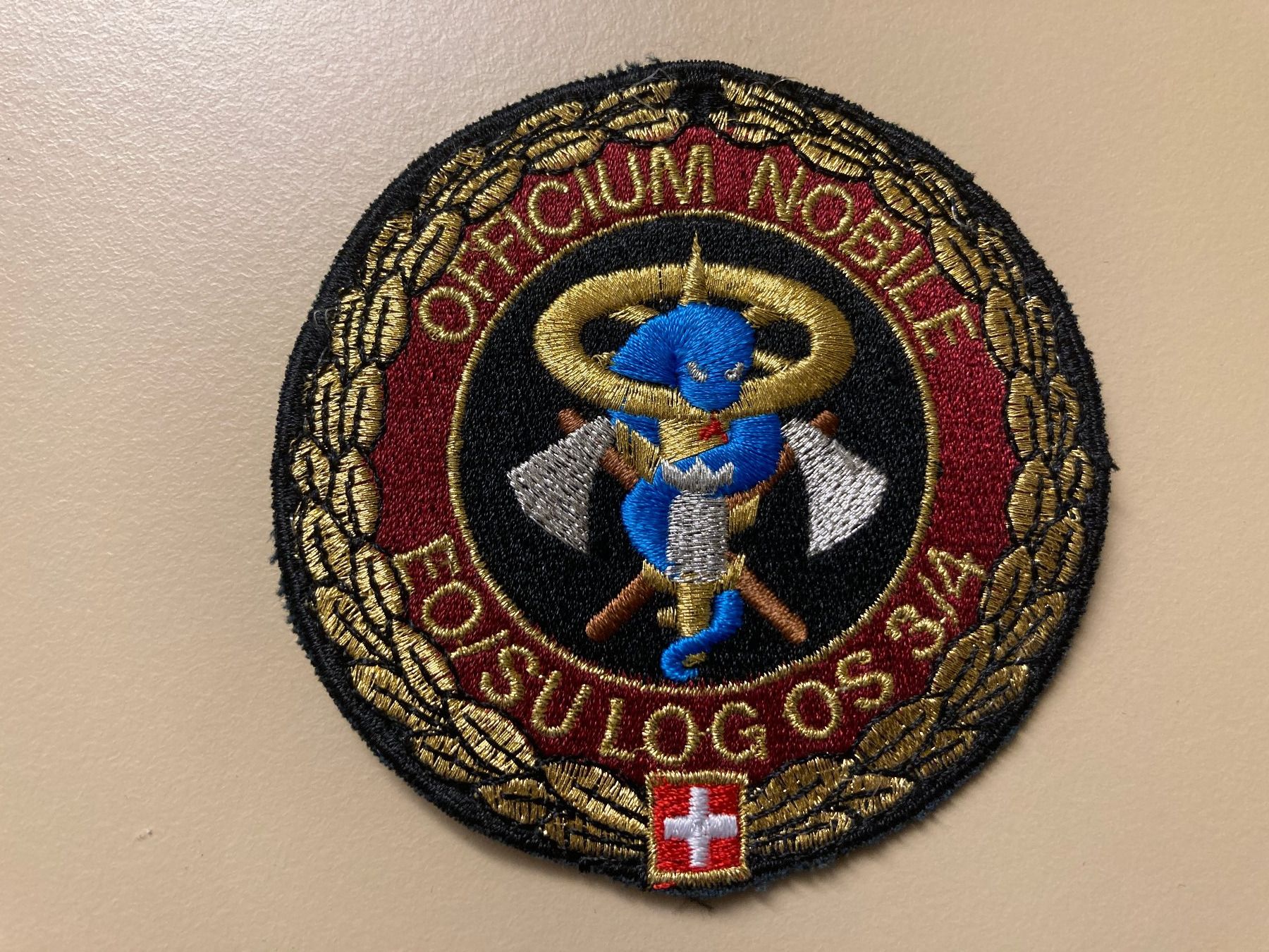 Schweizer Armee Placchette & Badge: Badge 95: LOG OS 3/4 - Schweizer Armee – Usato da Brütten venduto da Hst1