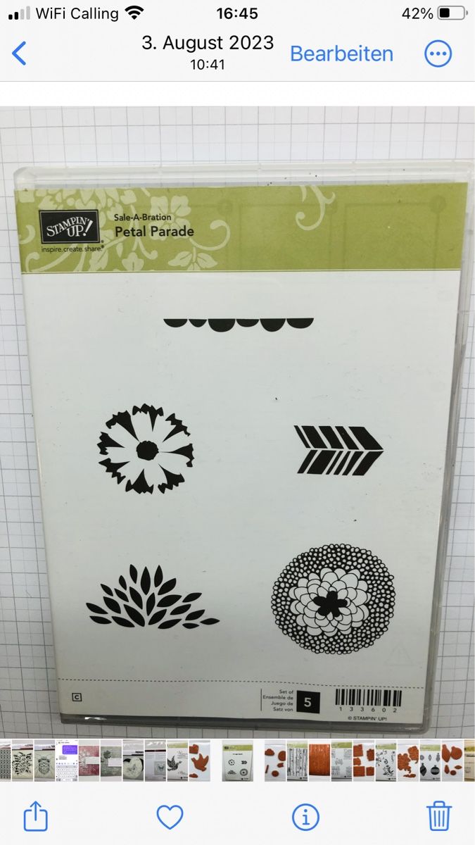 Stampin' up! Timbri: Stampin Up - Stempelset – Nuovo e nell'imballaggio originale da Binningen venduto da Kellox