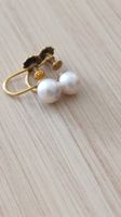 Boucles d’oreilles Vintage– Perle&Fermoir à Vis(Rolled Gold)