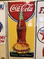 Coca Cola Emailschild 