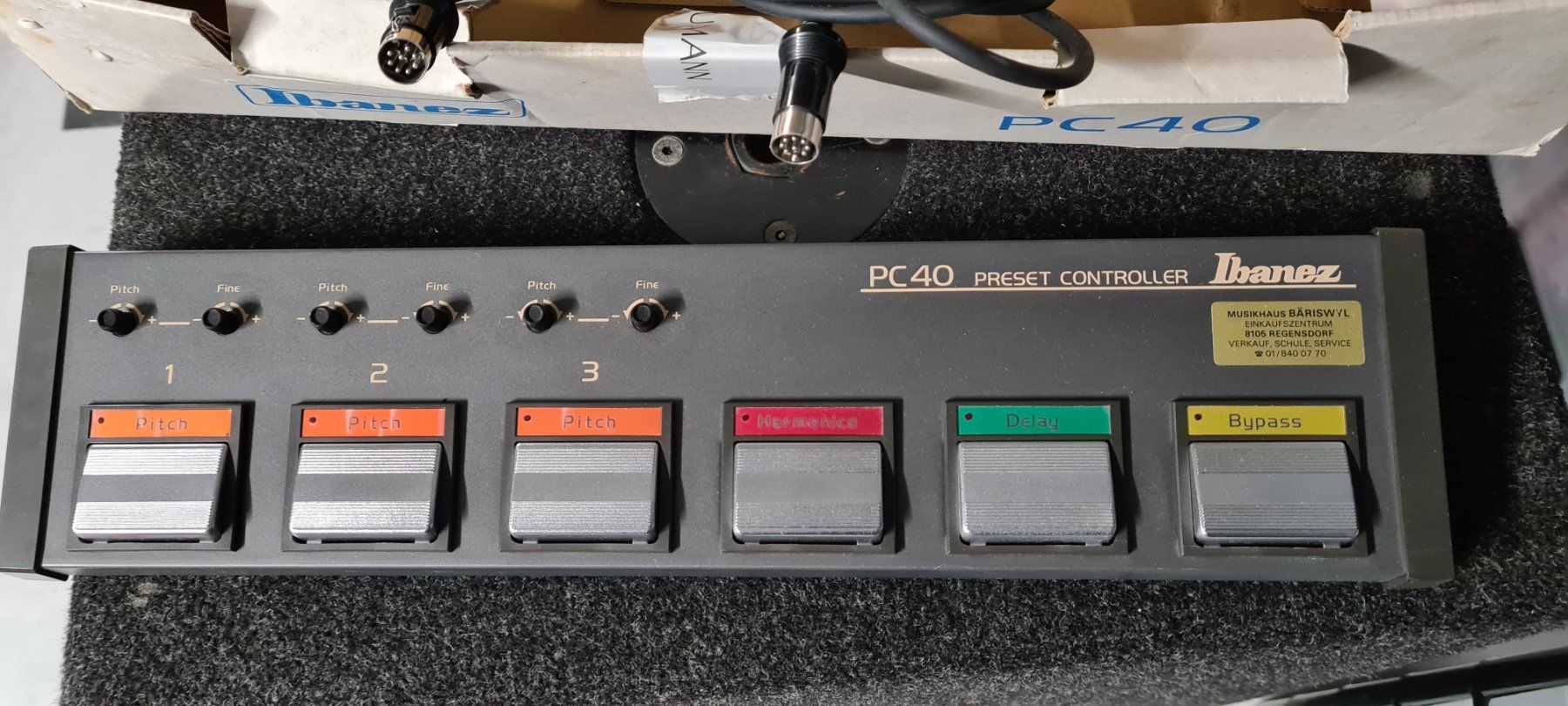 Ibanez Strumenti musicali: Ibanez PC40, Preset Controller, Footswitch  Vintage !!! – Usato da Wallisellen venduto da Roci1