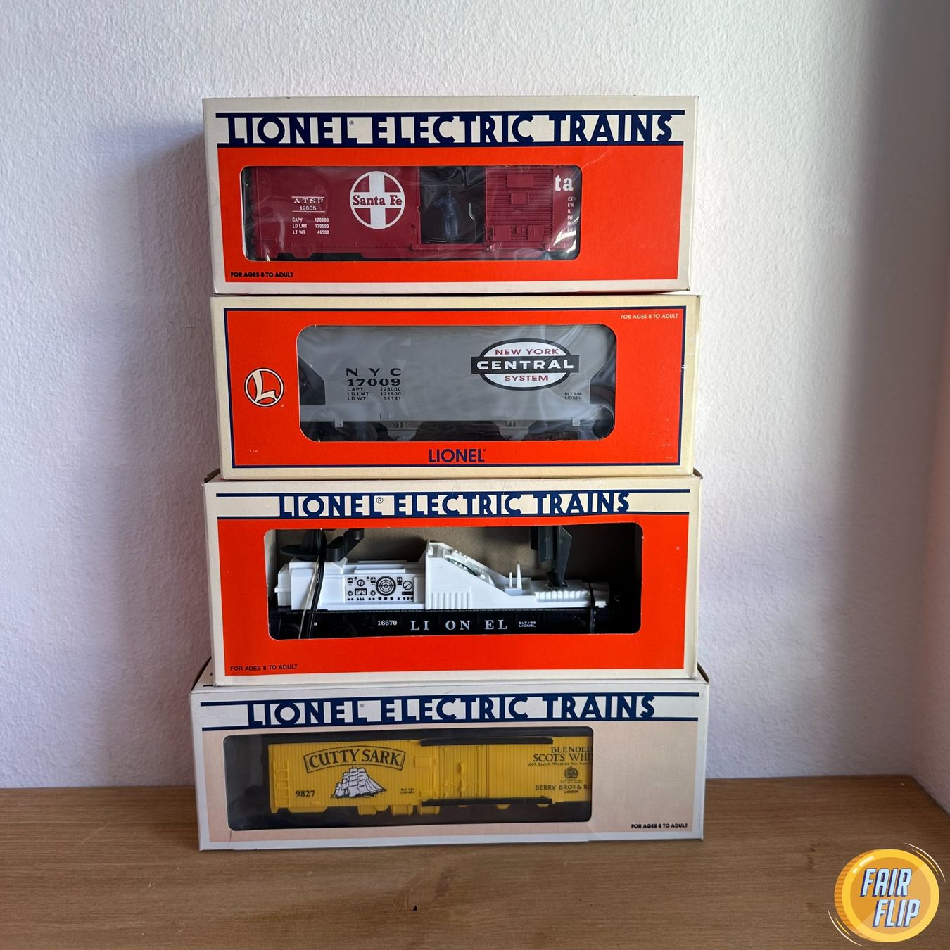 Lionel Modelleisenbahnen: Lionel 4er Set – Neu und originalverpackt aus Luzern von fairflip