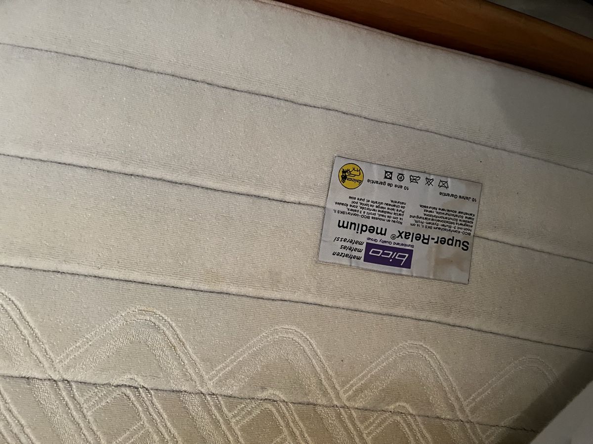 Bico Letti: Bett mit Bico Matratze, Super-Relax medium, – Usato da Rheineck venduto da Krisi1 3