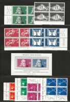 Lot div. Postfrische Viererblock + Block Ausgaben ""