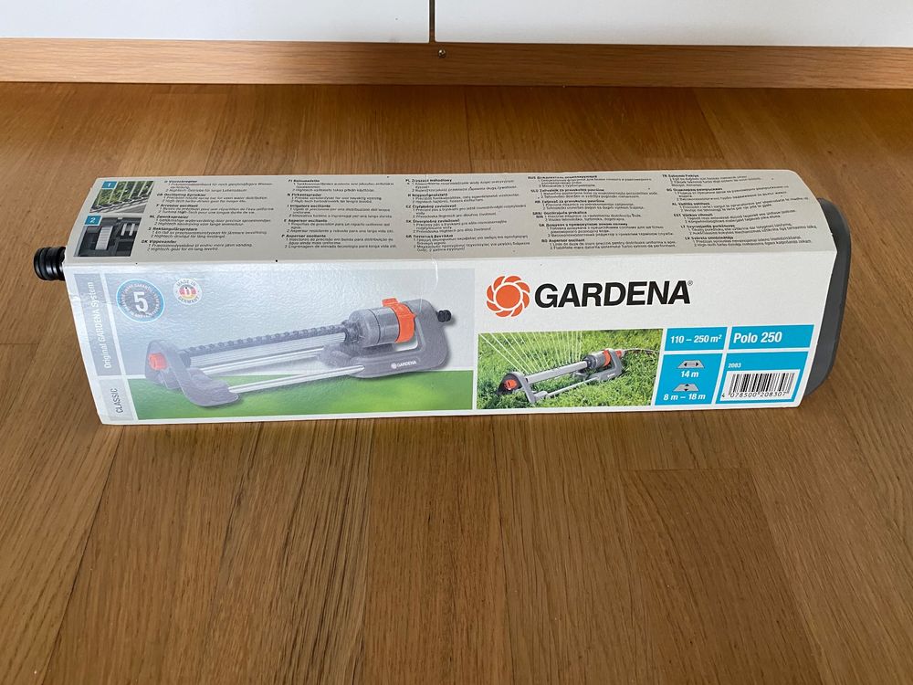 Gardena Viereckregner/ Radsensprenger Polo 250 Kaufen auf Ricardo