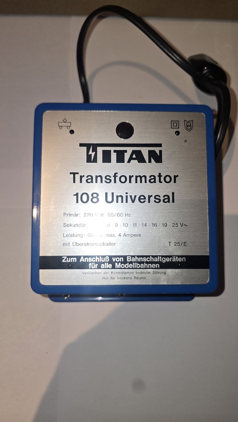 Batterie, Caricabatterie & Alimentatori: Titan Transformator 108 Univeral – Usato da Fribourg venduto da hck_29fm