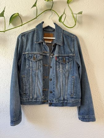 Levi’s Premium Damen Trucker Jeansjacke Blau Gr. S