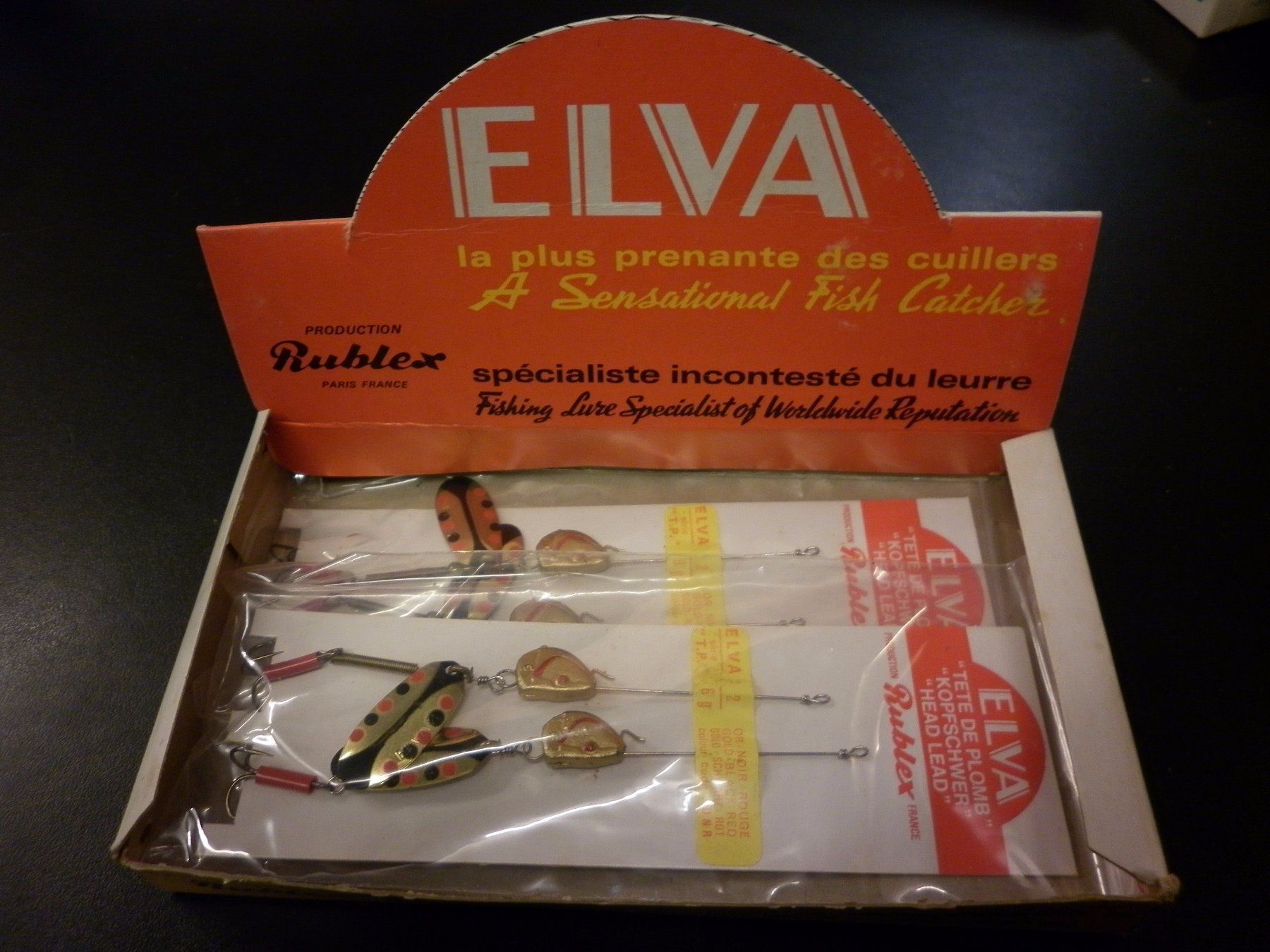 Esche: 4 Elva n° 2 or/rouge/noir + boite origin – Nuovo e nell'imballaggio originale da Fribourg venduto da versus702