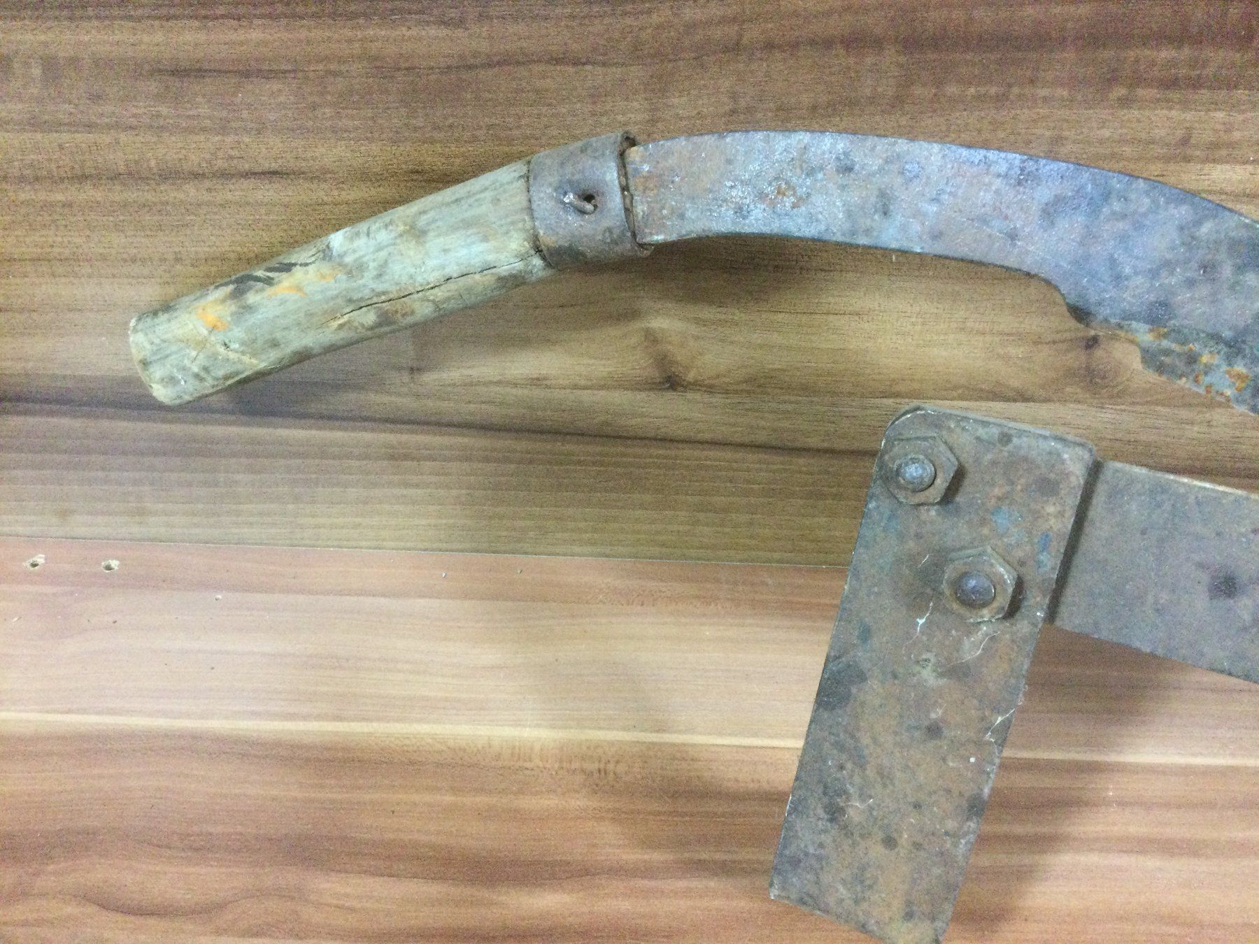 Attrezzi da lavoro: Gebrauchter Holz Schindel oder Stroh Schneider mit Handgriff – Usato da Wangen SZ venduto da kuriosum12 3