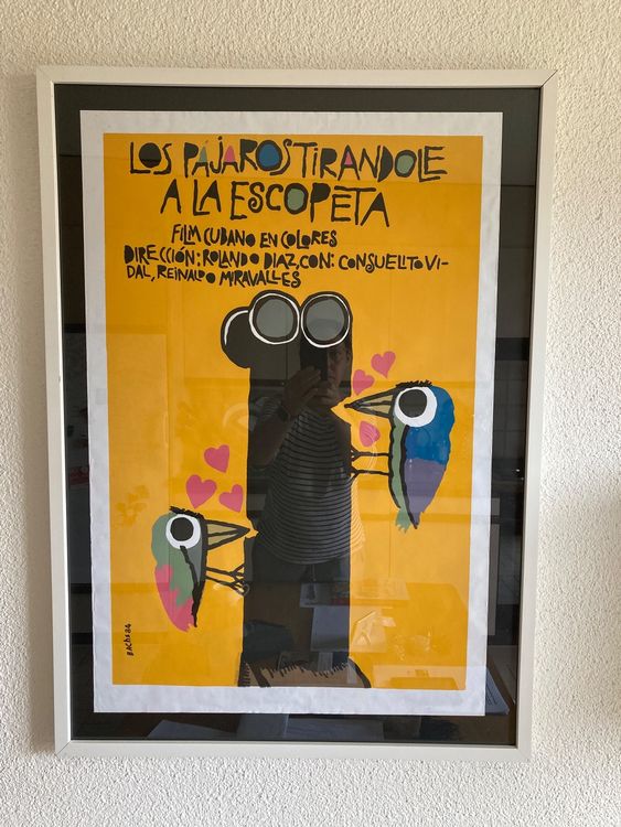 Echtes kubanisches Siebdruck Filmplakat inkl. Rahmen | Kaufen auf Ricardo