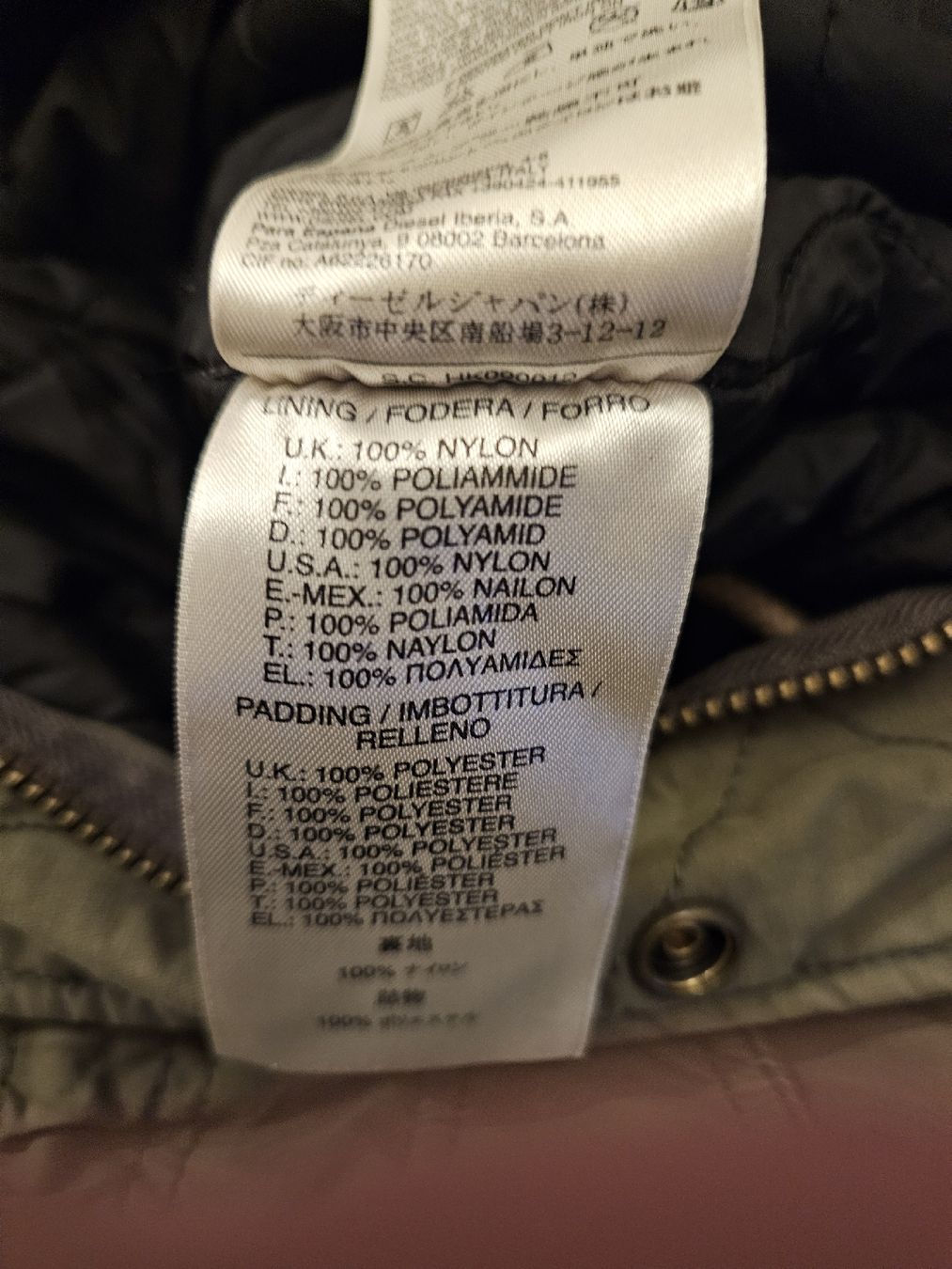 Diesel Cappotti: Original DIESEL Jacke / Parka / Mantel – Usato da Schlieren venduto da 12341234ab 4