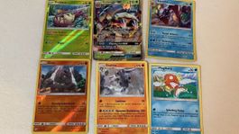 Seltene  Pokemon Karten  und Blechbox