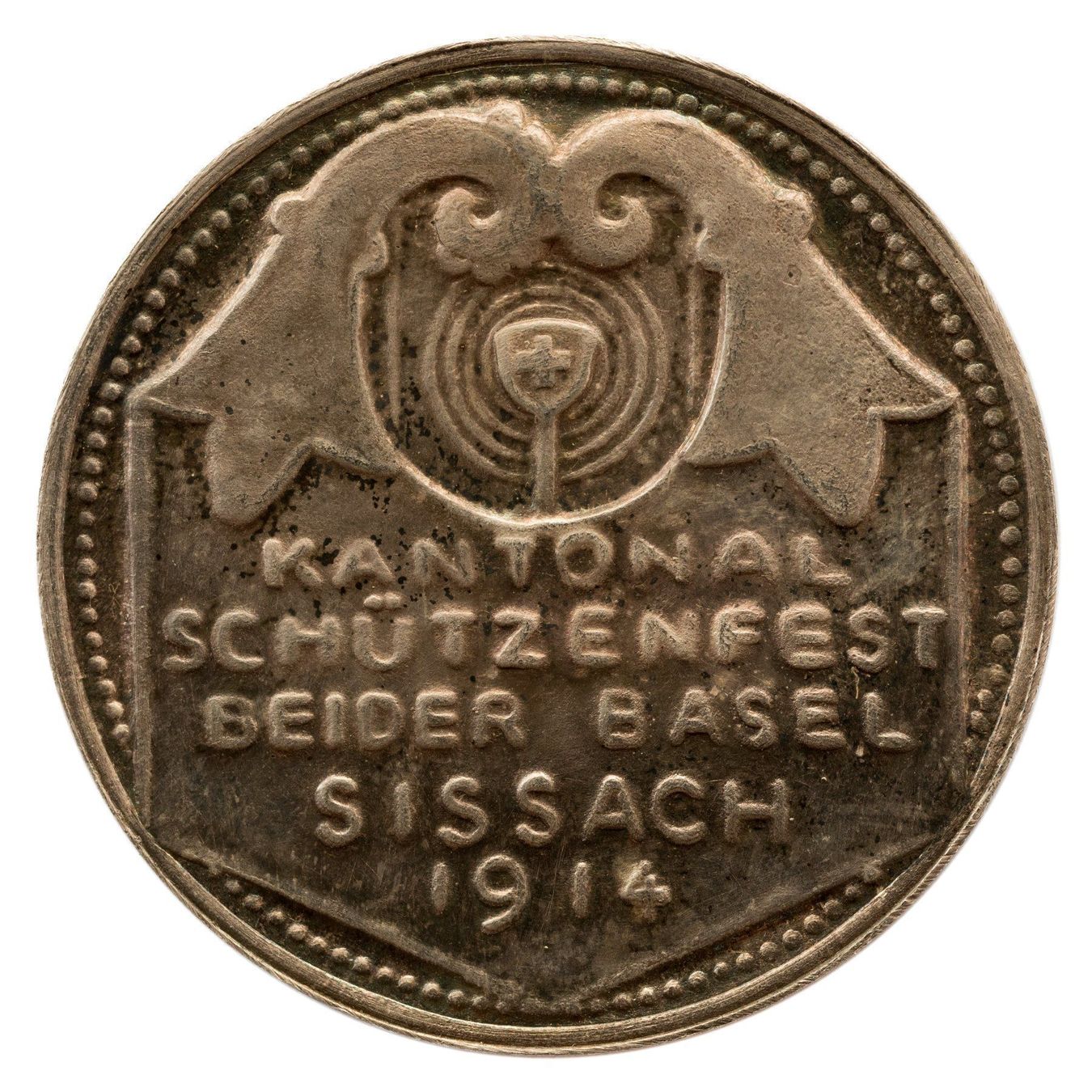 Medaglie: Sissach 1914 Kantonalschützenfest – Usato da Rotkreuz venduto da Swiss-Coins