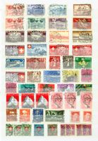 CH Sammlung viele hohen Werte, 4 Seiten (C265)