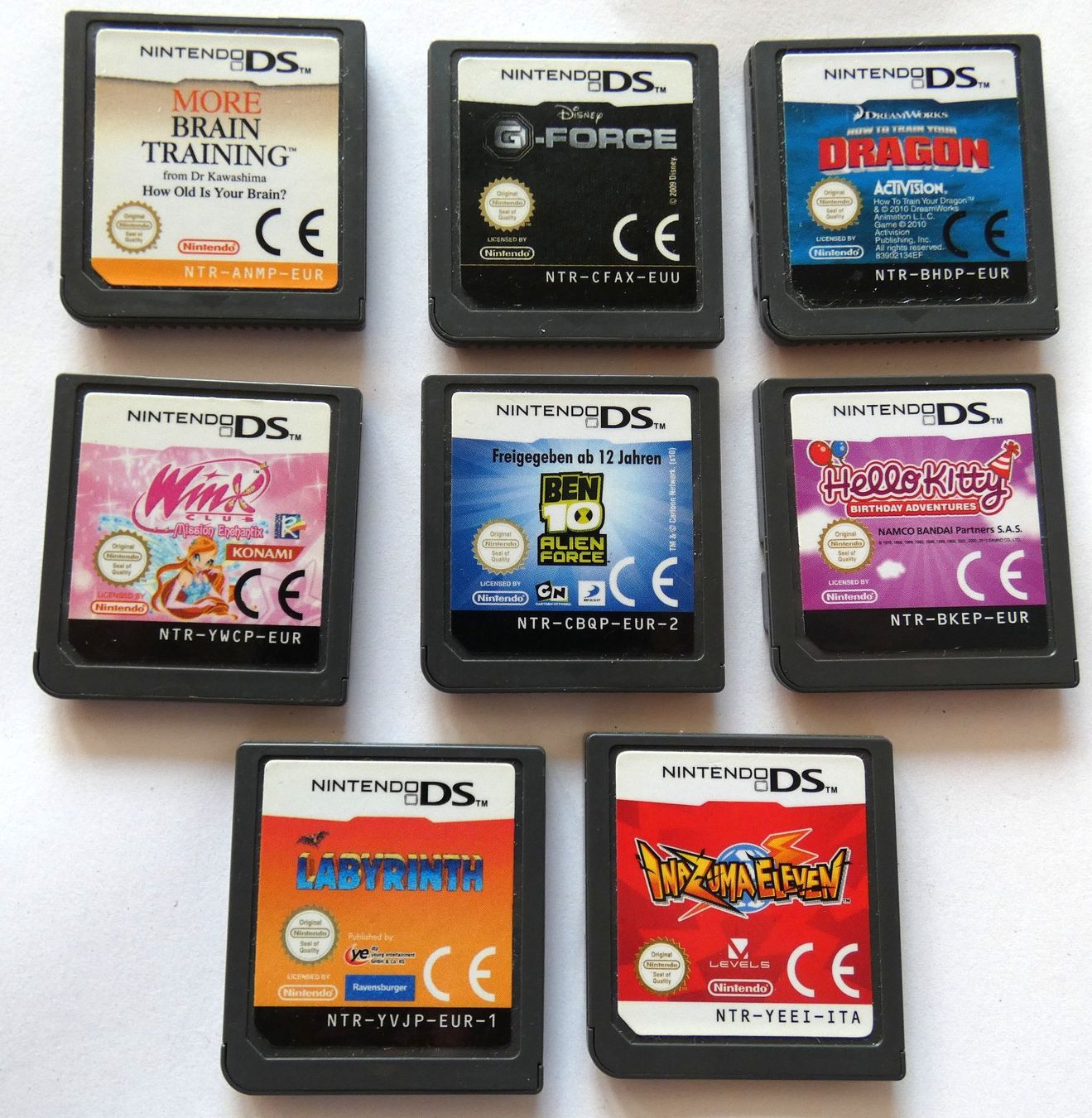 Nintendo Spiele: Nintendo DS - 8 Spiele – Gebraucht aus La Sarraz von classicworldcoins