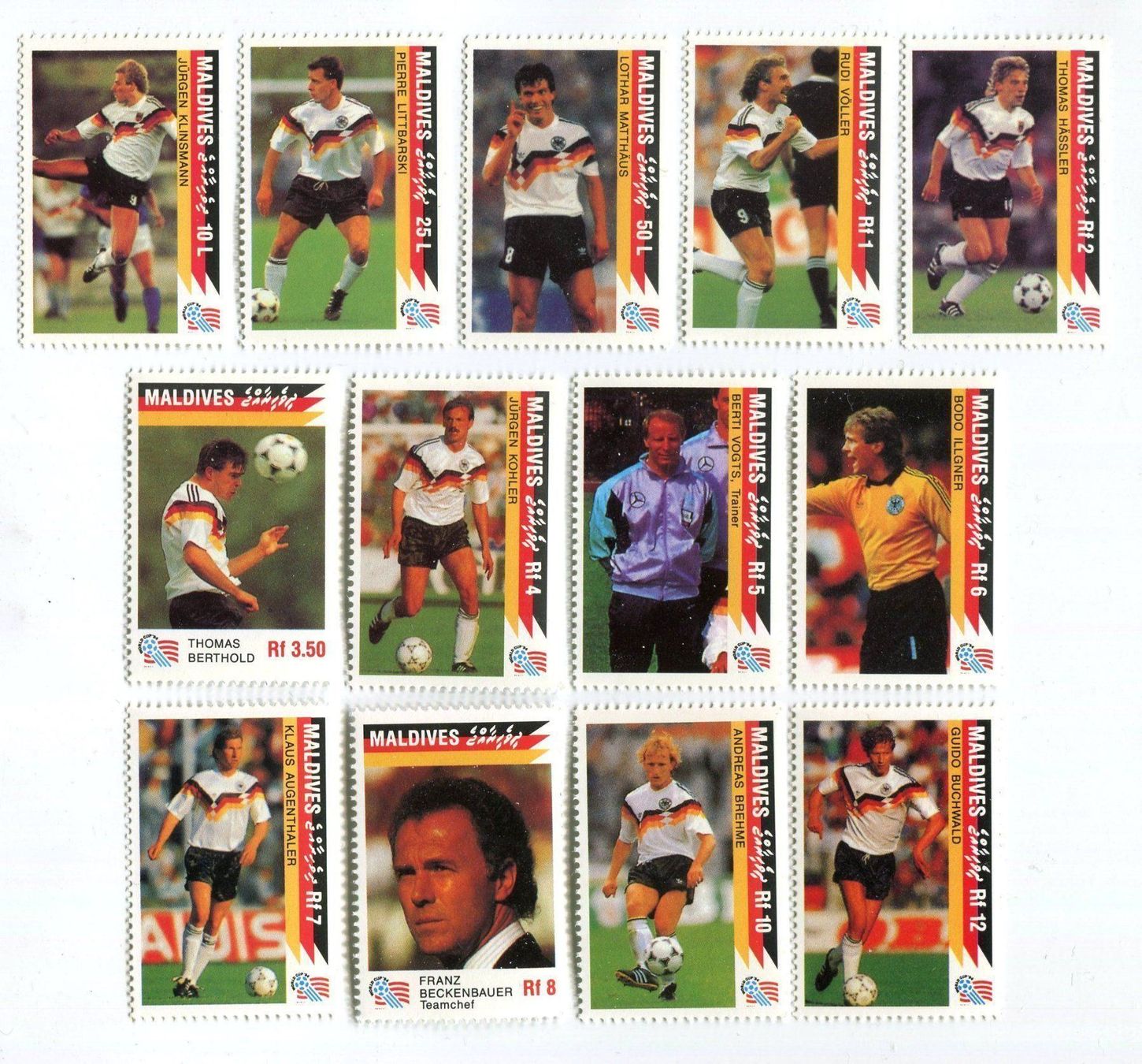 Tous les timbres: Briefmarken "Fussball". Malediven. – Neuf avec emballage d'origine à Basel par Butsch5