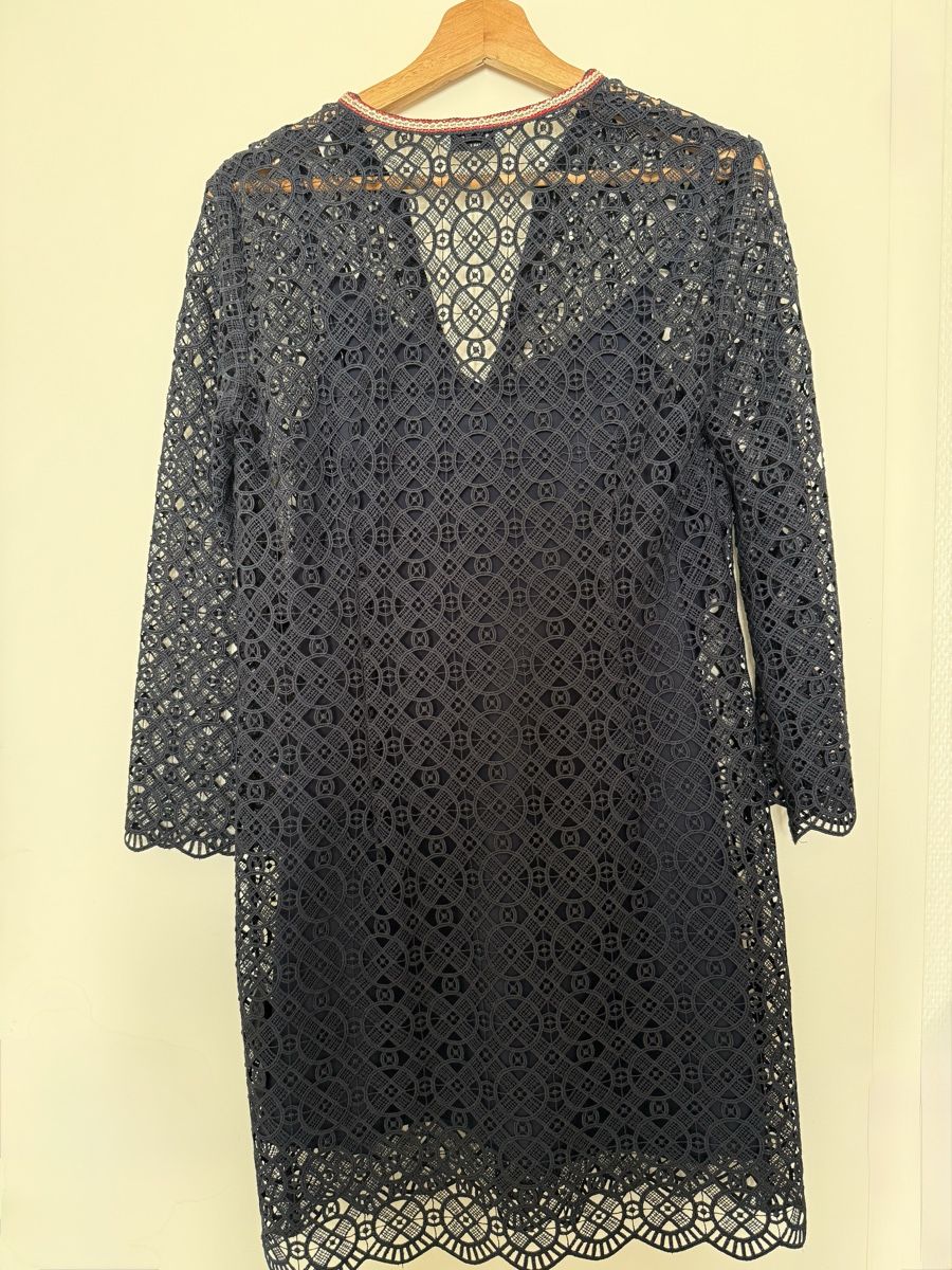 Sandro Vestiti: Robe Sandro 38, dentelle marine – Nuovo (secondo la descrizione) da Lausanne venduto da Fjas01 2