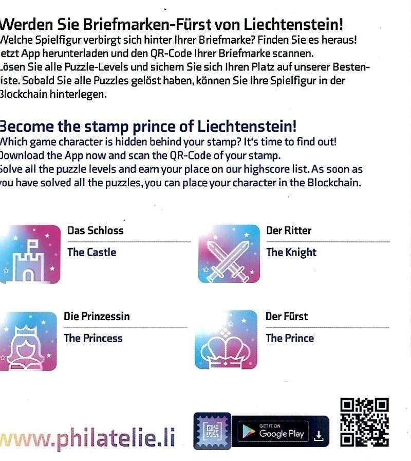 Tutti i francobolli: CRYPTO ERSTTAGSBRIEF 4.0 Das Schloss – Nuovo e nell'imballaggio originale da Baar venduto da CryptoShop 2