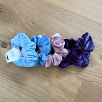 Haargummis Set 5 Stück Samt Scrunchies NEU