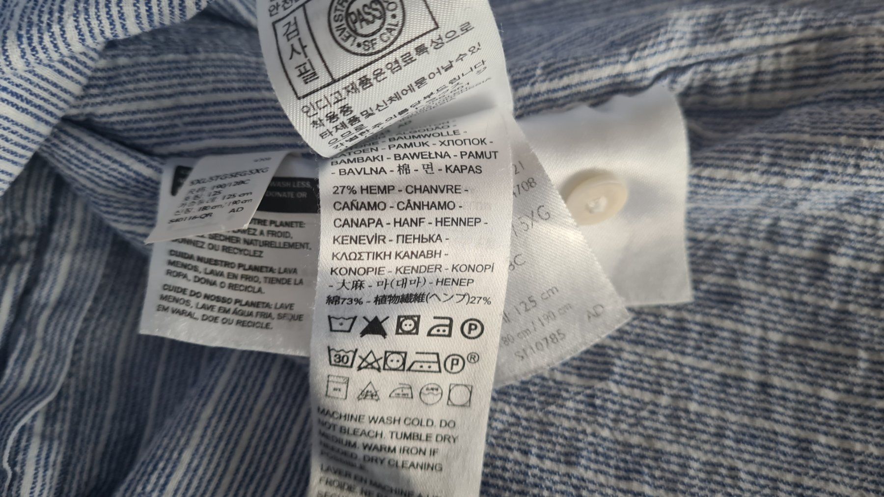 Levi's Camicie: LEVIS Kurzarmhemd mit Brusttasche 5XL – Usato da Zürich venduto da Agios 4