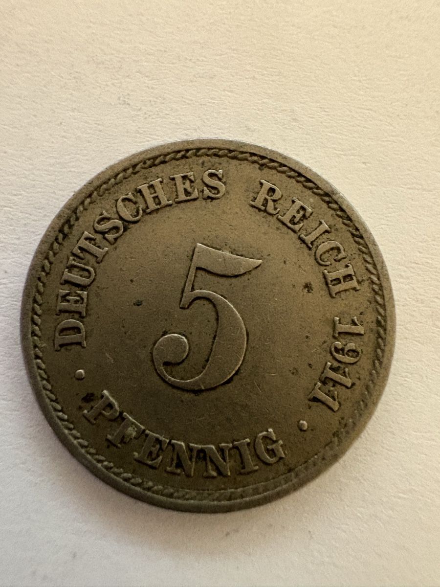 Toutes les monnaies: 5 deutsches Reich 1911 – D'occasion à Murten par Tzaugg 6