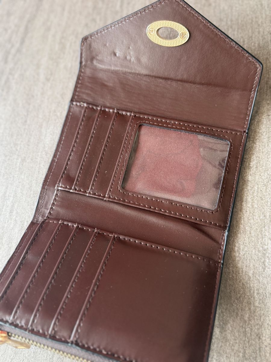 Portamonete: Porte-monnaie Next "Envelope Lock" marron – Usato da Réchy venduto da Murielrosa 2