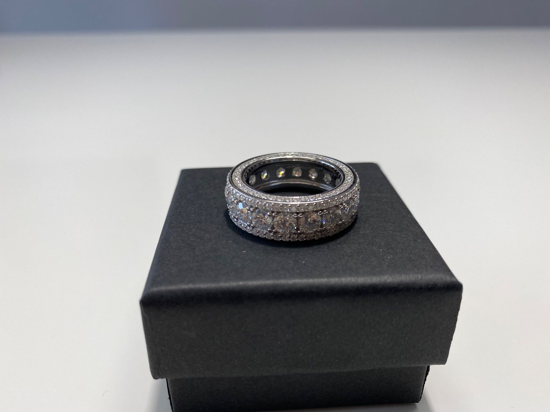 Anelli: Bague Argent S925 Moissanite Silver Ring 8 57 – Nuovo e nell'imballaggio originale da Bottens venduto da 2Lens 1