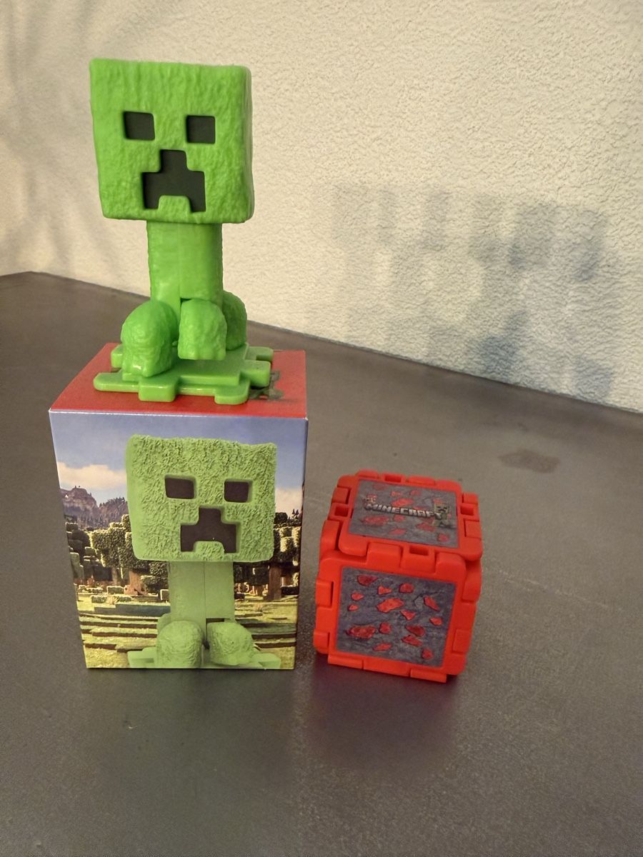 Mc Donald's Figurines: Minecraft Creeper Figuren Set Mcdonald – Neuf (Voir description) à Diegten par Guettler01 1