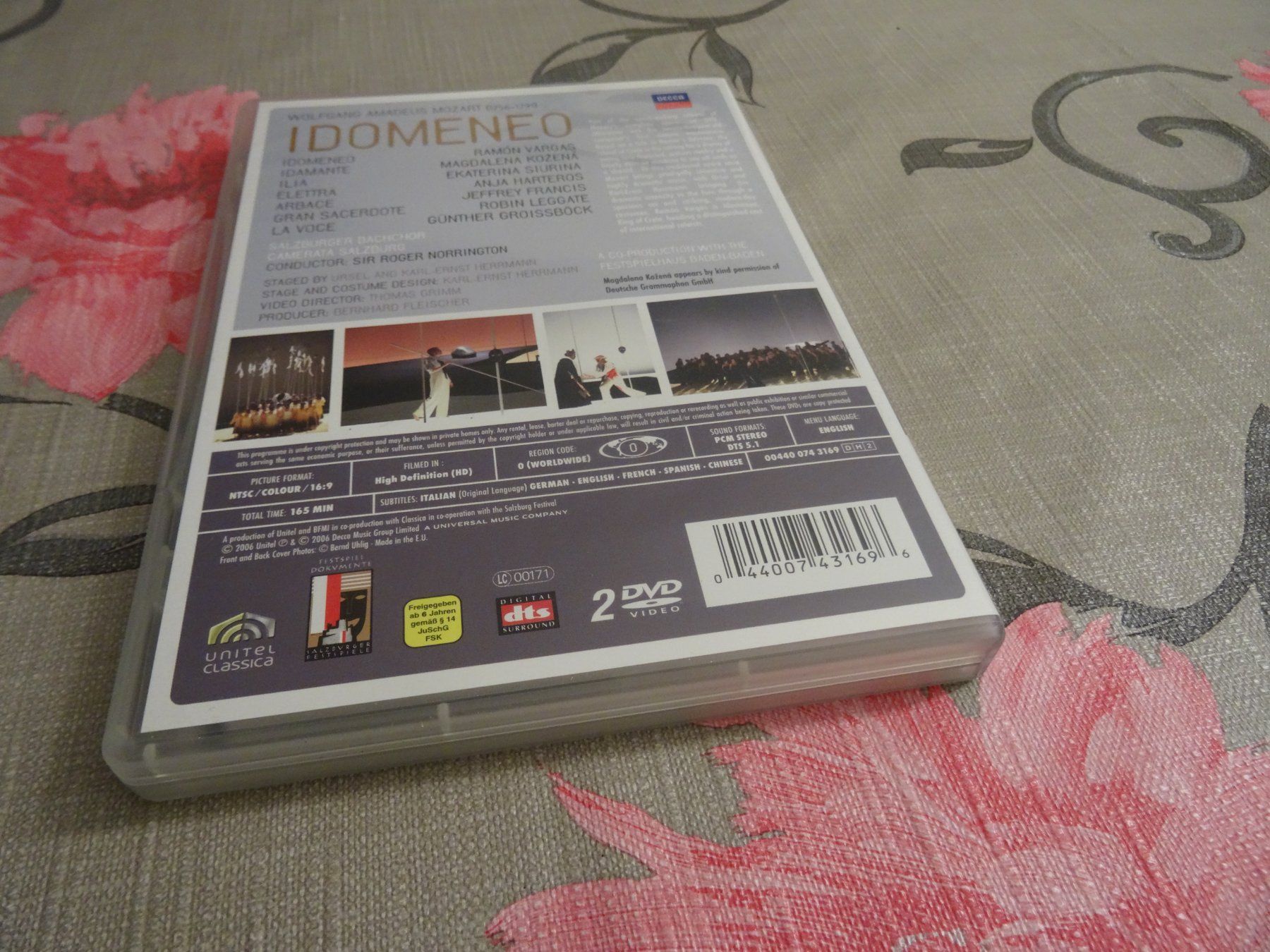 Tutti i DVDs: Mozart - Idomeneo - Norrington OPER DVD – Usato da Olten venduto da Disc-Ausverkauf 2