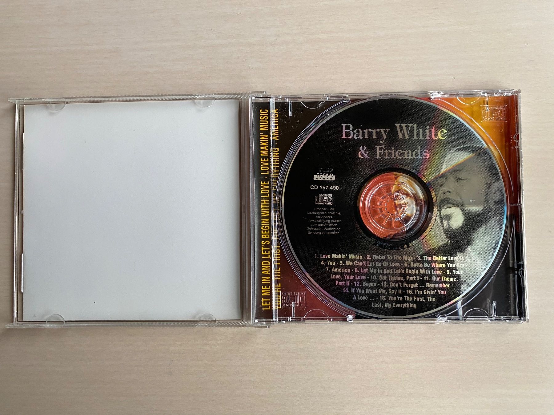 CD: Barry With & Friends - Cool Songs – Usato da Oberried Brienz venduto da Chyara 2