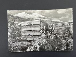 Postkarte Davos Du Midi mit Sophia 1949 (R866)