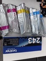 Brother TN243BK Toner Schwarz + Farbtoner Set, neu und origi