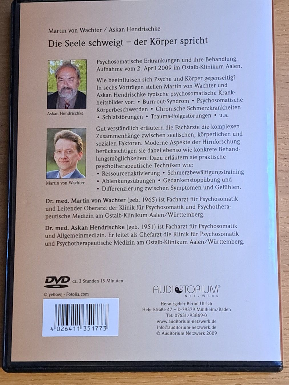 Alle DVDs: DVD Die Seele schweigt - der Körper spricht – Gebraucht aus Unterseen von Kanica 1