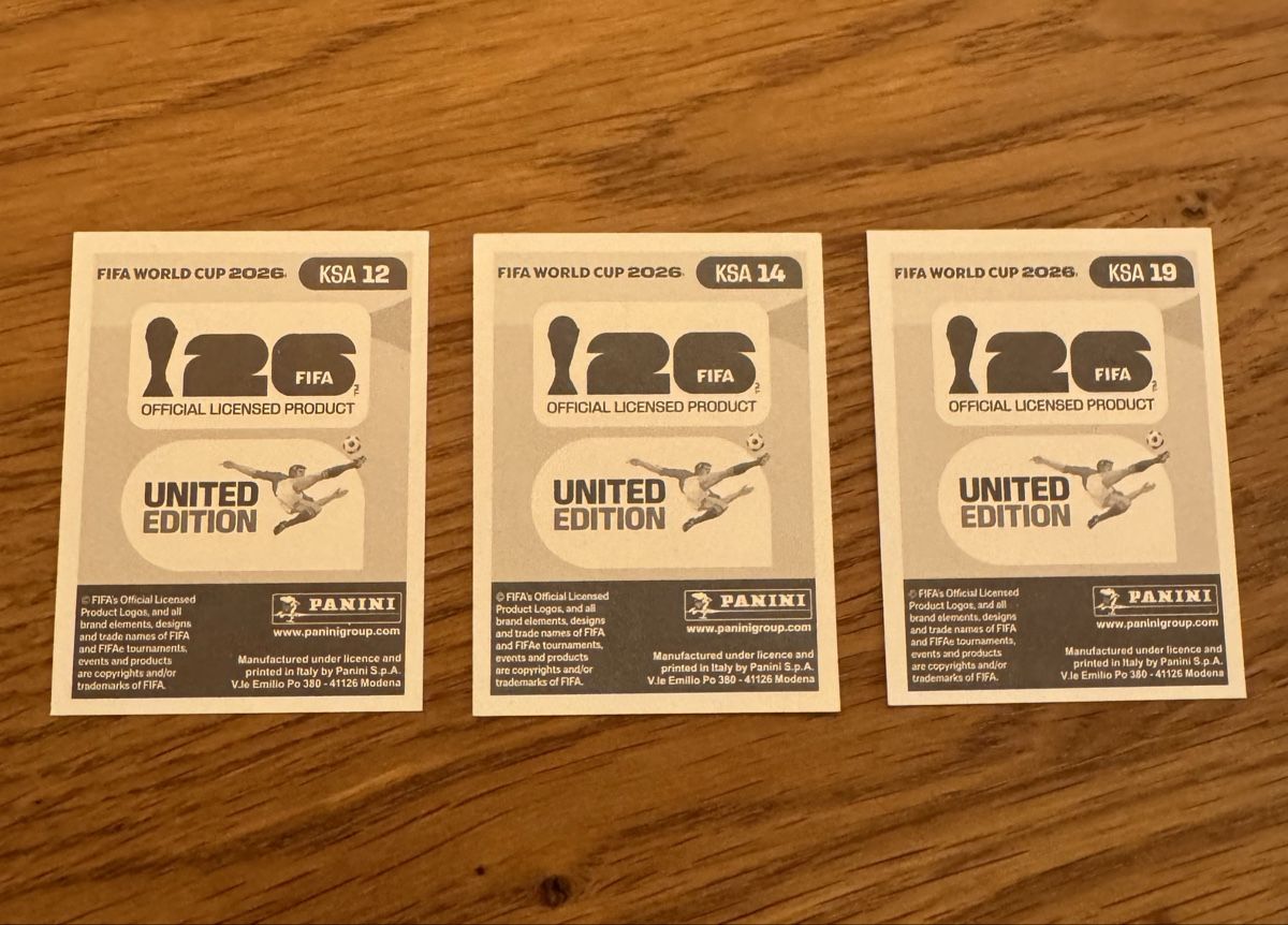 Sticker: Panini Sticker WM 2026 KSA – Nuovo (secondo la descrizione) da Oberwil-Lieli venduto da MantaFango 1