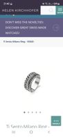 Original Ti Sento silberring N.P 179 fr.