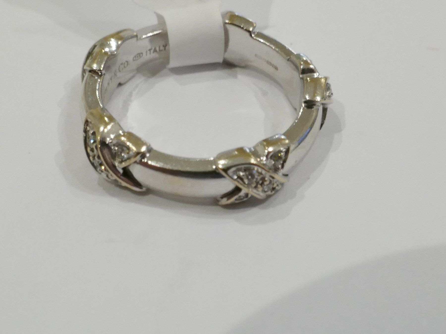 Tiffany & Co. Anelli: BRILLANT-RING CROSS, TIFFANY & CO 18 kt – Usato da Schaffhausen venduto da swisswatches-andmore 6