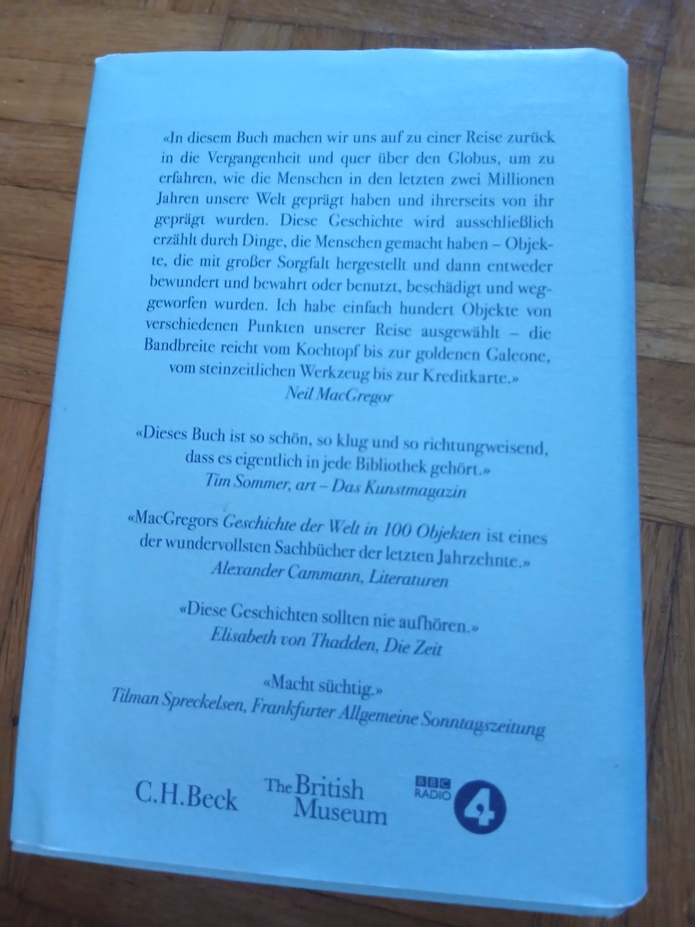 Libri: Eine Geschichte der Welt in 100 Objekten Buch – Usato da Wädenswil venduto da LeTroedel 3