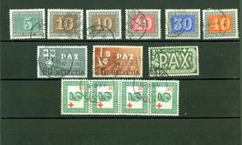 PAX - Teilsatz mit Fr. 2.00 und 3.00 (Q825)